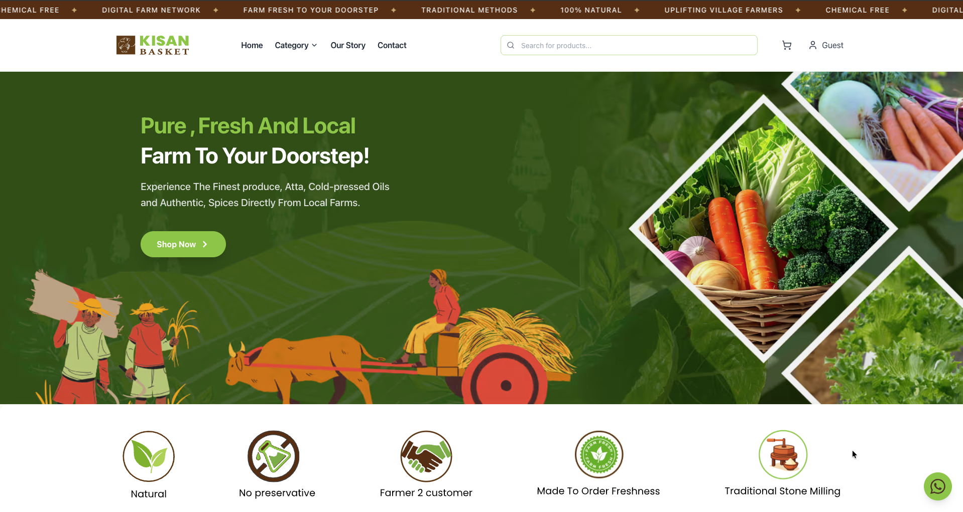 Kisanbasket Platform
